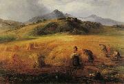 John MacWhirter Harvesting in Arran oil painting picture wholesale